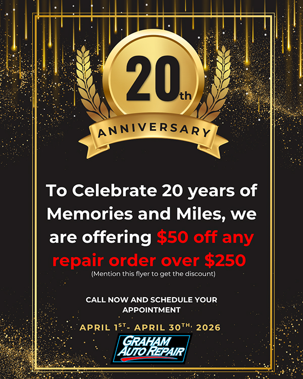 20th Anniversary Special | Graham Auto Repair