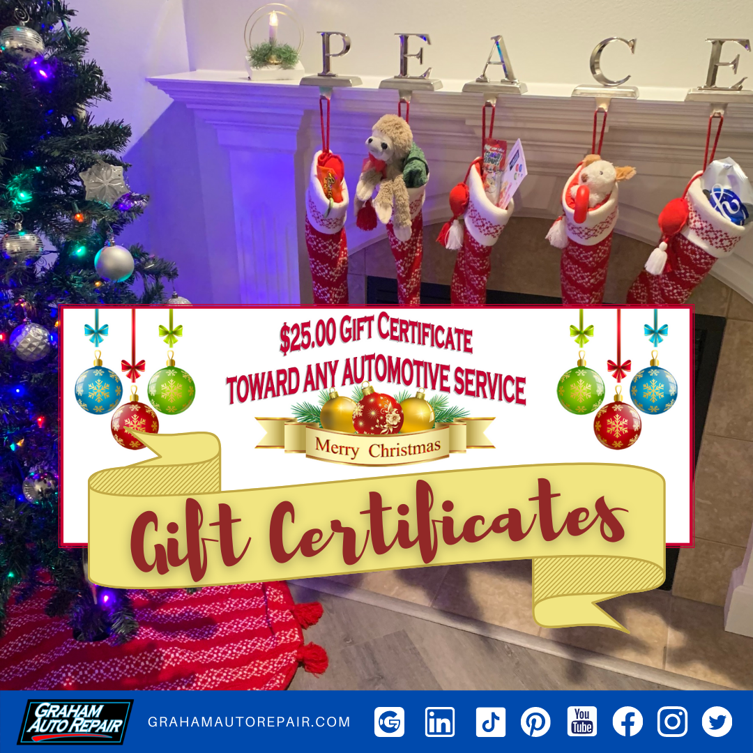 How to Get a Free $5 Certificate at Graham Auto Repair | Christmas 2021