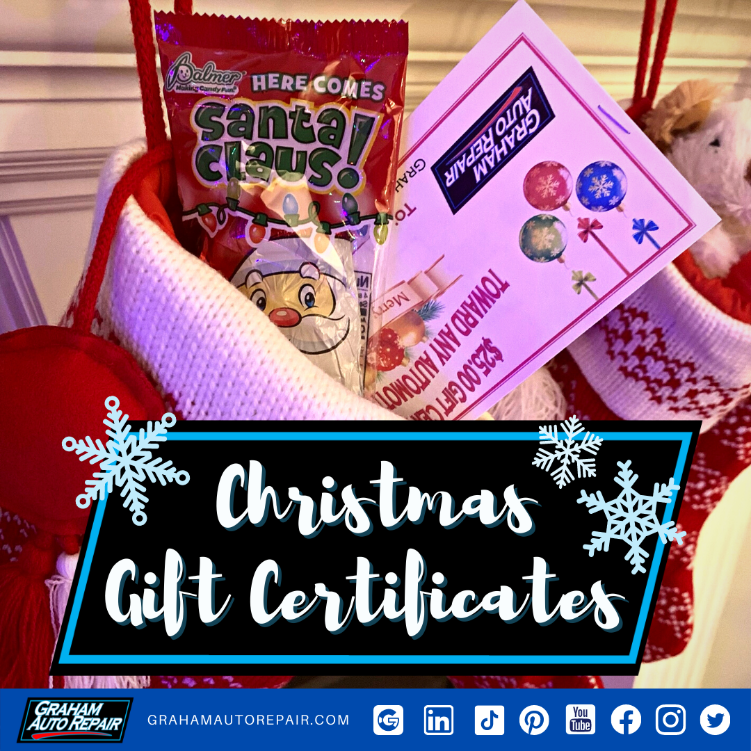 Free $5 Certificate at Graham Auto Repair | Christmas 2022