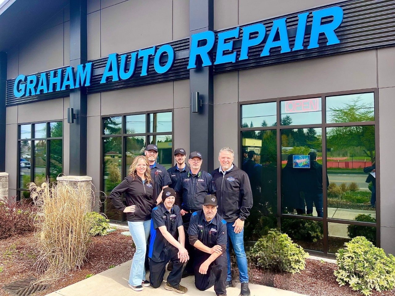 Graham Auto Repair Team in Yelm, WA - ASE Blue Seal Shop