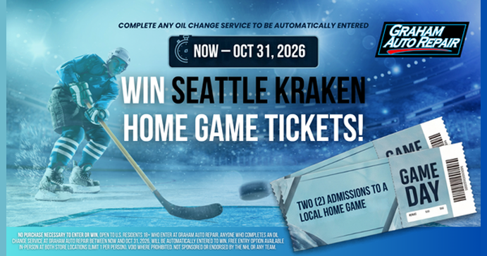 Win Seattle Kraken Game Tickets | Graham Auto Repair